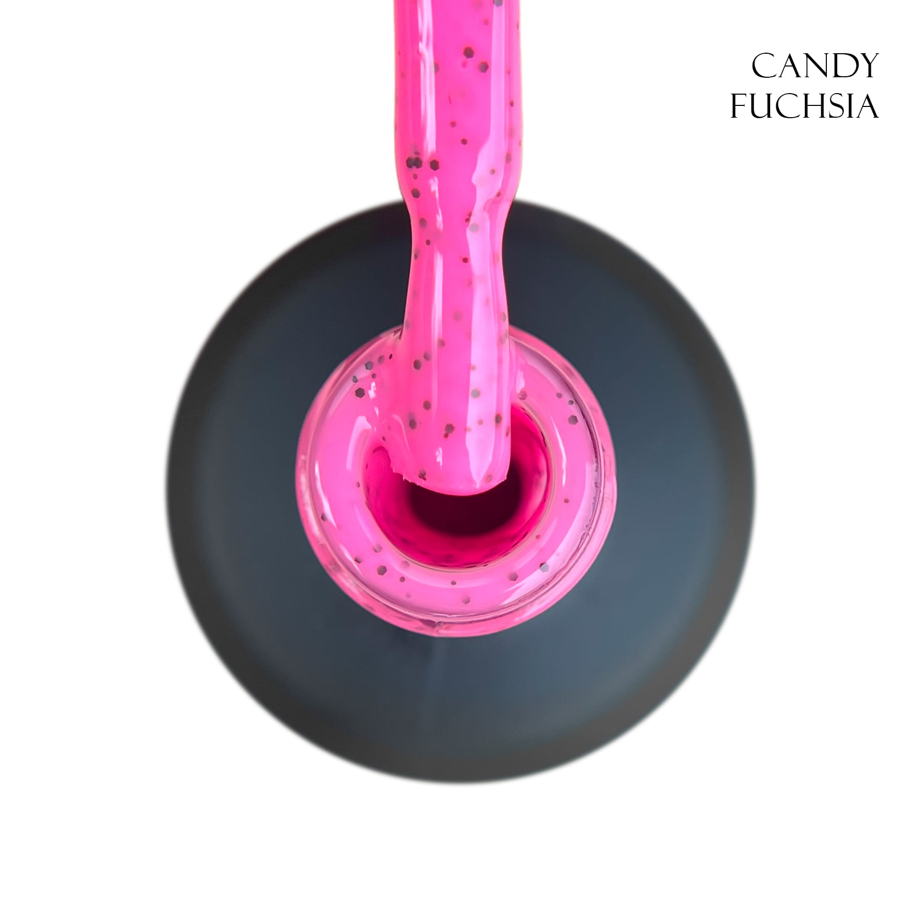 База для гель-лаку GLOSS Yogurt Base Candy Fuchsia, 15 мл (яскрава фуксія)
